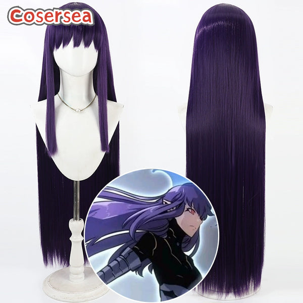 Solo Leveling Esil Radiru 100cm Long Purple Cosplay Wigs