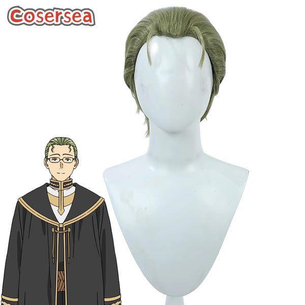 Sousou no Frieren Heiter 27cm Green Cosplay Wigs