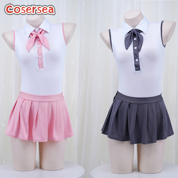 Student Sailor Uniform Sexy Backless Mini Skirt Pajamas Dress