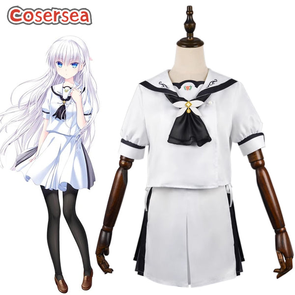 Cosersea Summer Pockets Naruse Shiroha Sorakado Ao Cosplay Costume