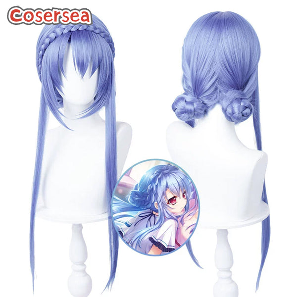 Cosersea Summer Pockets Sorakado Ao 70cm Long Blue Cosplay Wigs