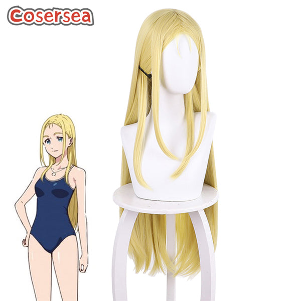 Summertime Render Ushio Kofune 100cm Blonde Cosplay Wigs