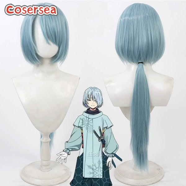 The Elusive Samurai Fubuki 70cm Blue Cosplay Wigs