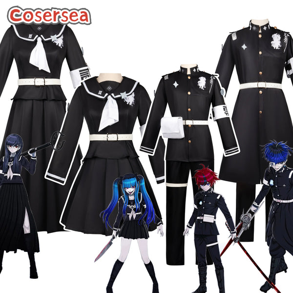 Cosersea The Hundred Line Amemiya Darumi Shizuhara Hiruko Sumino Takumi Omokage Yugamu Cosplay Costume