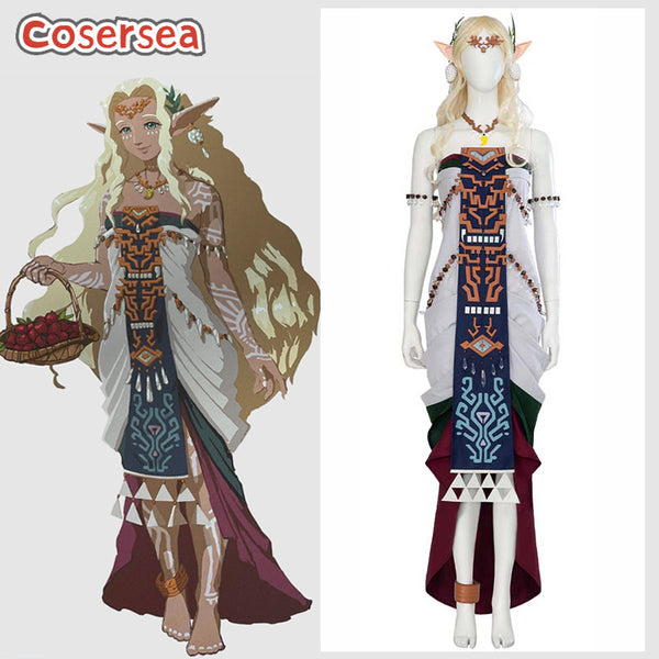 【Support Custom Size】The Legend of Zelda Tears of the Kingdom Sonia Cosplay Costume