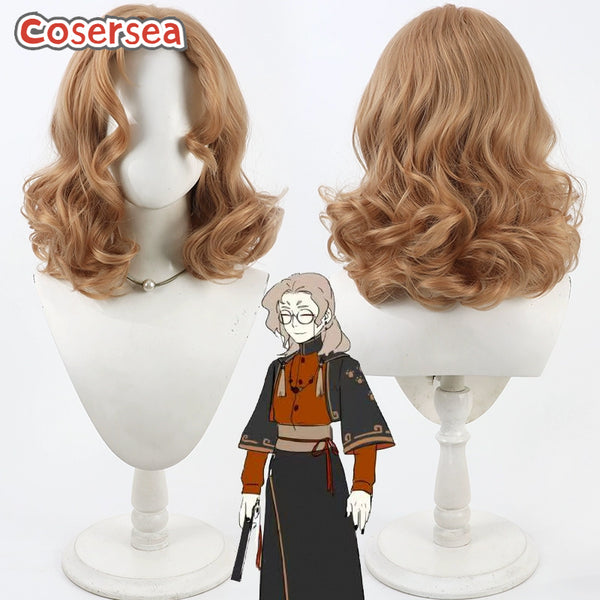 Cosersea The Legend of Luo Xiaohei 2 Katsuru 35cm Wavy Light Brown Cosplay Wigs