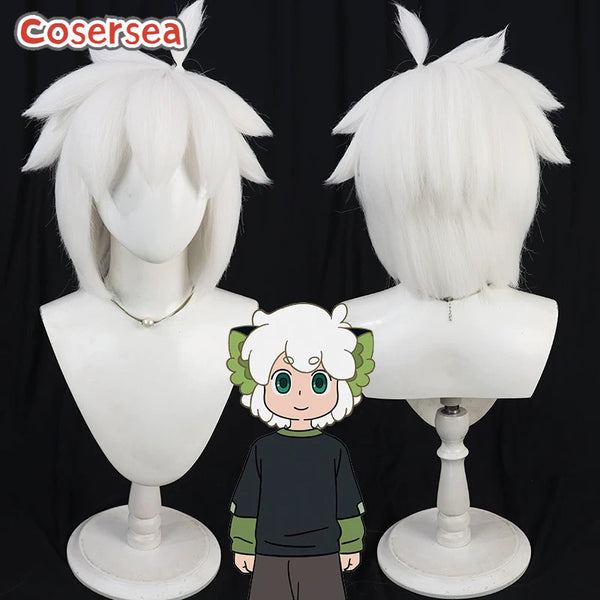 Cosersea The Legend of Luo Xiaohei 2 Luo Xiaohei 30cm Short White Cosplay Wigs
