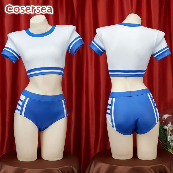 Tight Midriff Gymnasts Sexy Sportswear Cheerleading Performance Uniform
