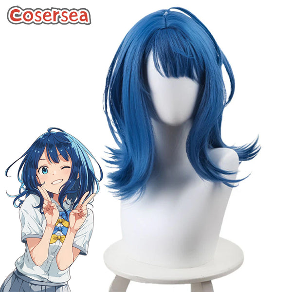 Too Many Losing Heroines! Anna Yanami 40cm Blue Cosplay Wigs