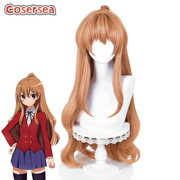 Toradora! Taiga Aisaka 85cm Long Orange Cosplay Wigs