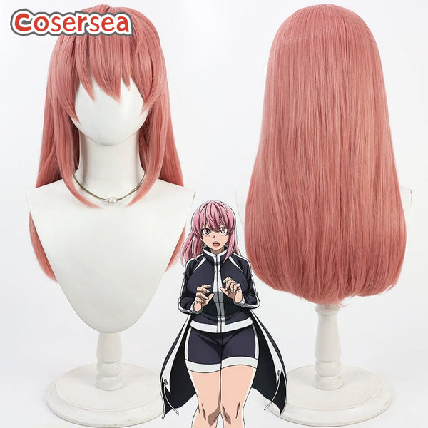Cosersea Tougen Anki Homare Byobugaura 70cm Pink Cosplay Wigs