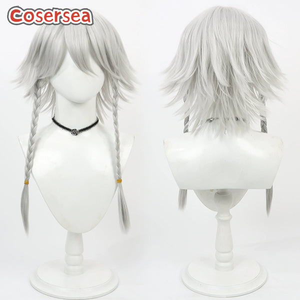 Touhou Sakuya Izayoi Long Silver White Cosplay Wigs