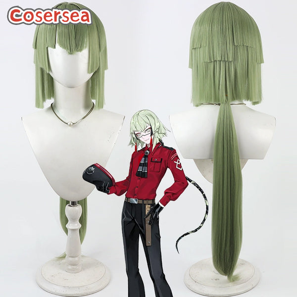 Cosersea Touken Ranbu Ishida Masamune 60cm Long Green Cosplay Wigs