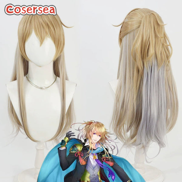 Cosersea Touken Ranbu Koryuu Kagemitsu 60cm Mixed Color Ponytail Cosplay Wigs