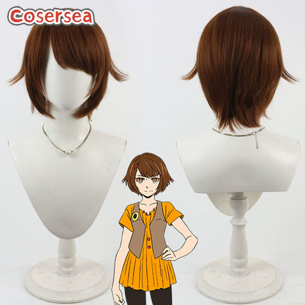 Cosersea Tower of God Androssi Zahard 30cm Short Brown Cosplay Wigs