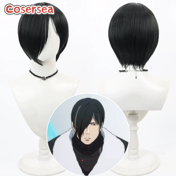 Tower of God Kang Horyang 30cm Black Mixed Gray Men Cosplay Wigs