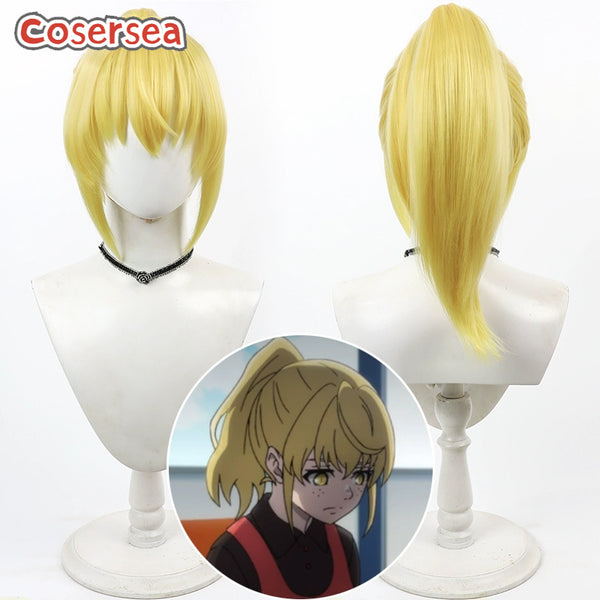 Tower of God Rachel 45cm Blonde Ponytail Cosplay Wigs