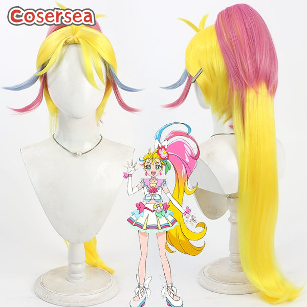 Tropical Rouge! Futari wa Pretty Cure Cure Summer Natsuumi Manatsu Cosplay Wigs