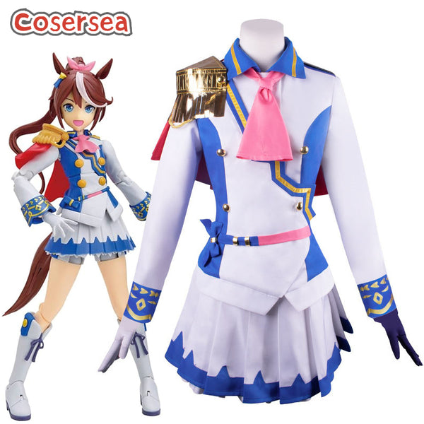 Cosersea Uma Musume Pretty Derby Tokai Teio Women Dress Cosplay Costume
