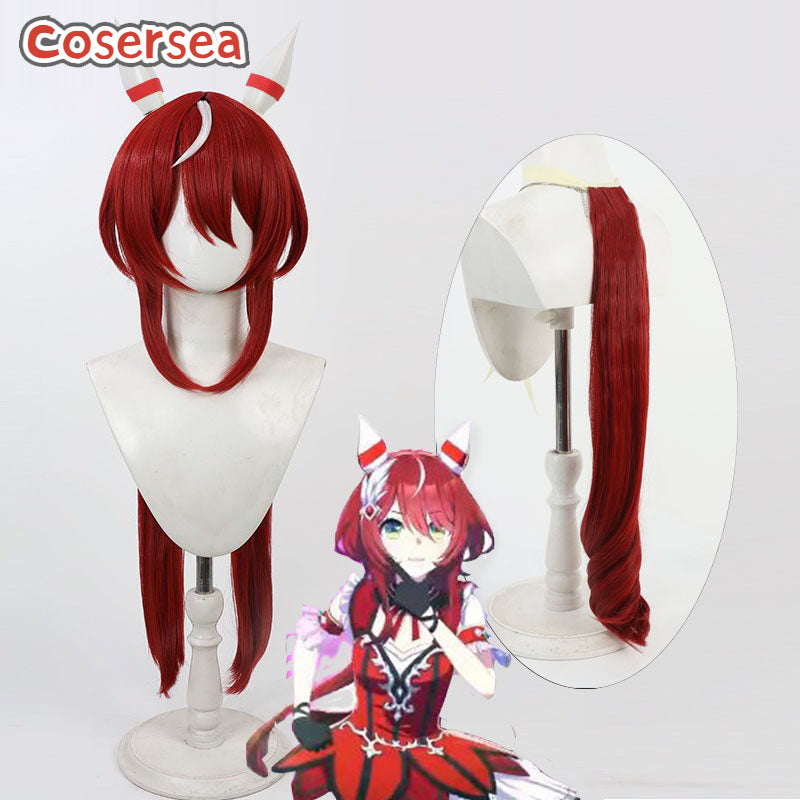 Cosersea Uma musume: Pretty Derby Win Variation 80cm Red Mixed White C ...
