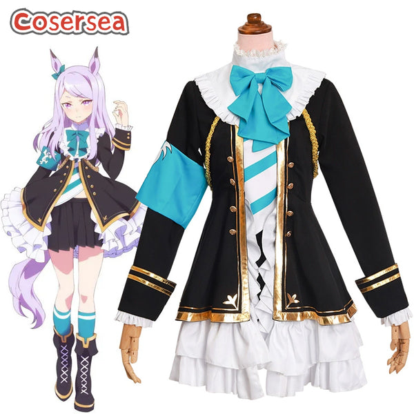 Cosersea Uma musume: Pretty Derby Mejiro McQueen Halloween Dress Cosplay Costume