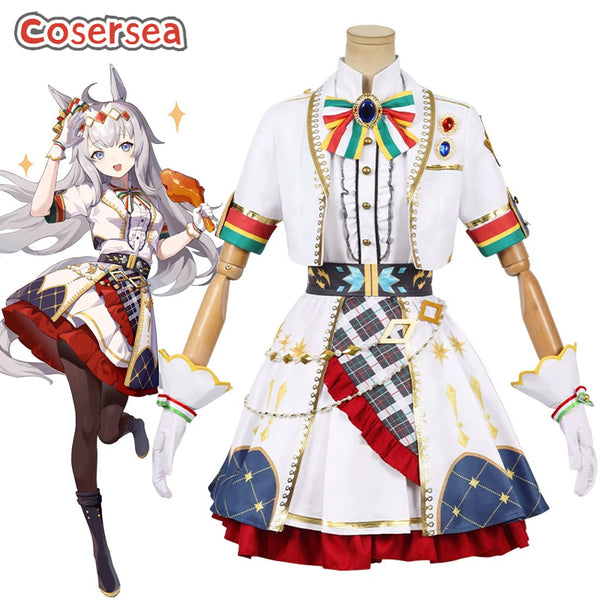 Cosersea Uma musume: Pretty Derby Oguri Cap Christmas Dress Cosplay Costume