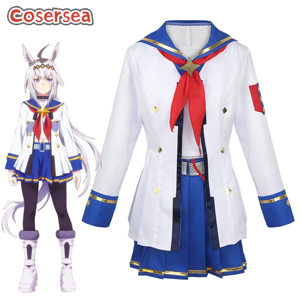 Cosersea Uma musume: Pretty Derby Oguri Cap Halloween Women Dress Cosplay Costume