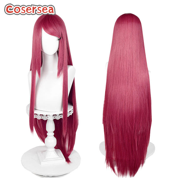 Uzumaki Kushina 100cm Long Straight Red Cosplay Wigs