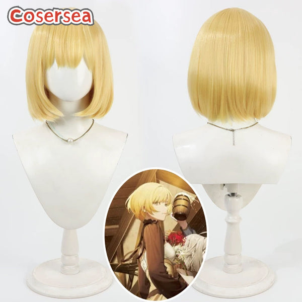 Cosersea Virche Evermore: Error Salvation Ceres 30cm Short Blonde Bobo Cosplay Wigs