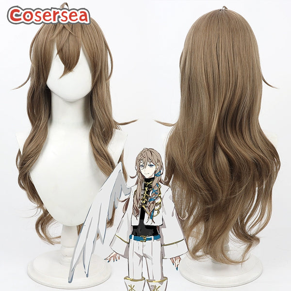 Virtual YouTuber Bloody Groovy 75cm Brown Cosplay Wigs