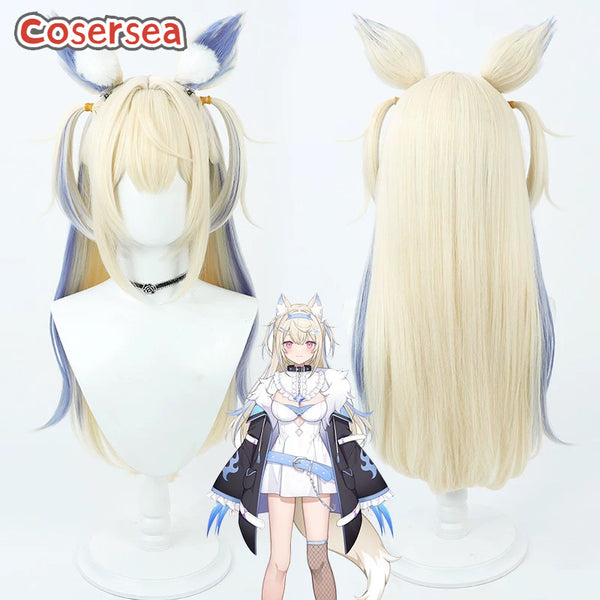 Virtual YouTuber Fuwawa Abyssgard Cosplay Wigs