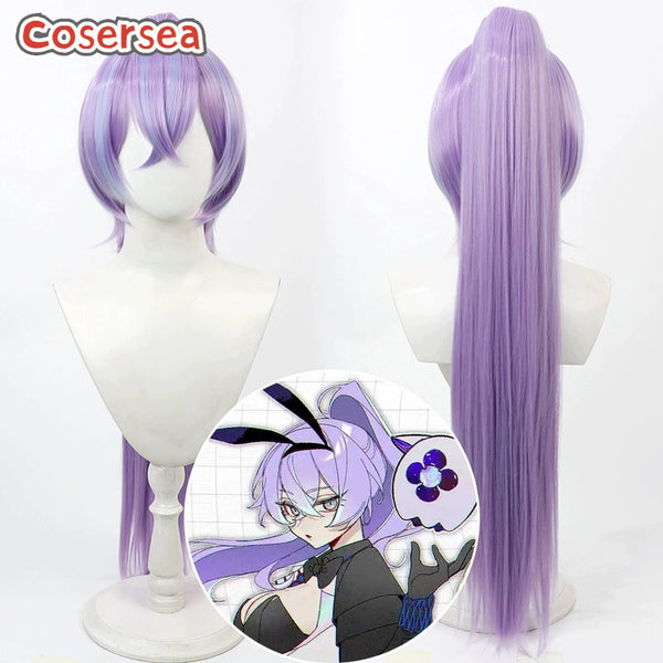 Virtual YouTuber Hoshirube Sho 80cm Ponytail Cosplay Wigs