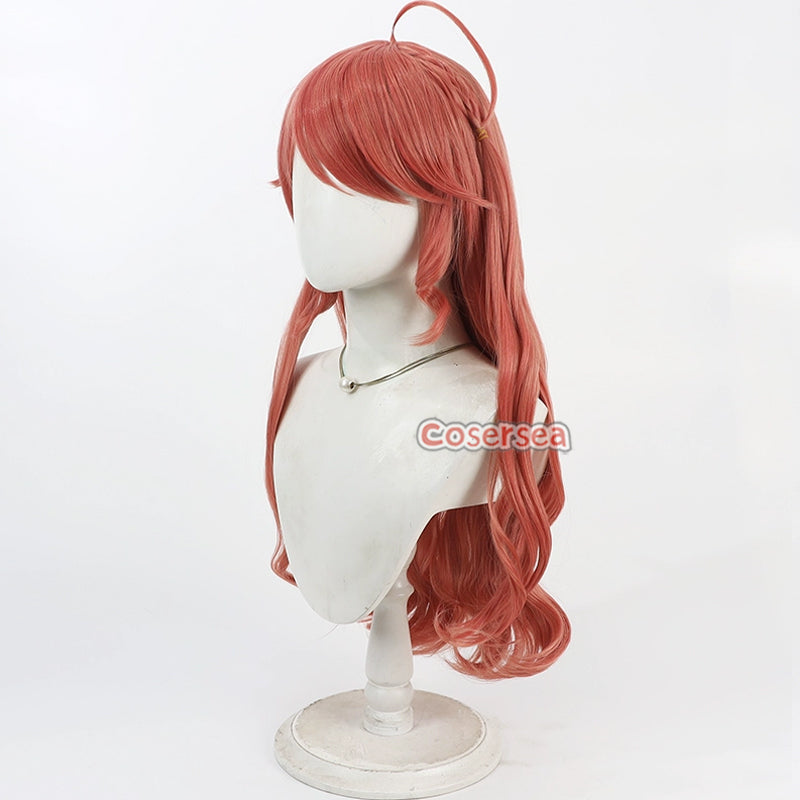 Virtual YouTuber Flower Rhapsody Sakura Miko 90cm Red Cosplay Wigs ...