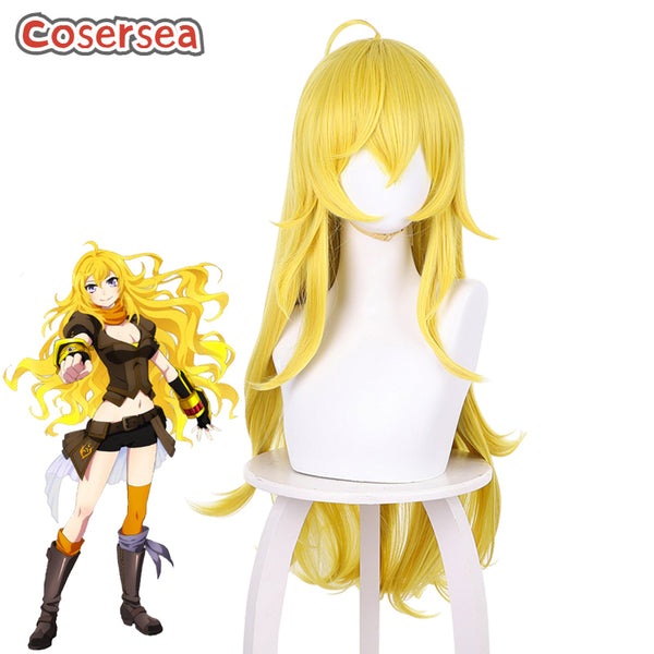 Yang Xiao Long 90cm Long Straight Yellow Cosplay Wigs