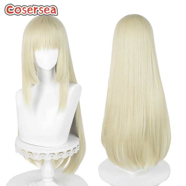 Ymir 70cm Long Straight Light Blonde Cosplay Wigs