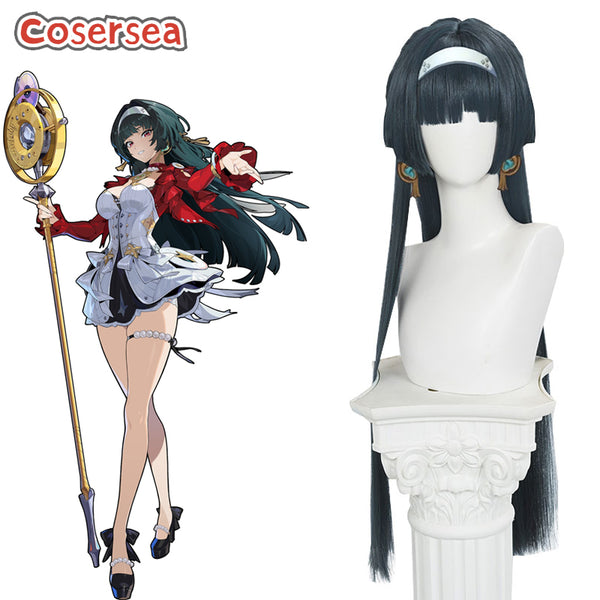 Zenless Zone Zero Astra Yao 85cm Green Cosplay Wigs