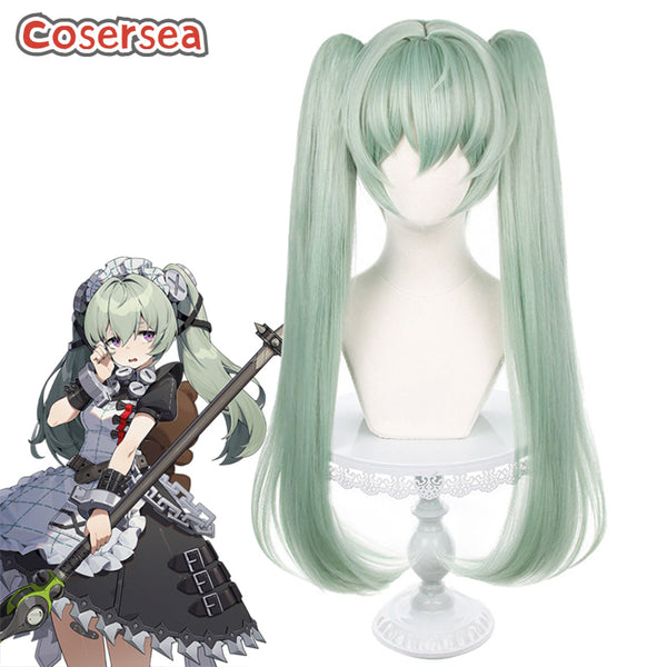 Zenless Zone Zero Corin Wickes 75cm Green Ponytail Cosplay Wigs