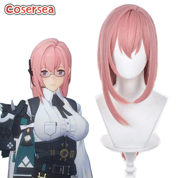 Zenless Zone Zero Getsujo Yanagi 70cm Pink Cosplay Wigs