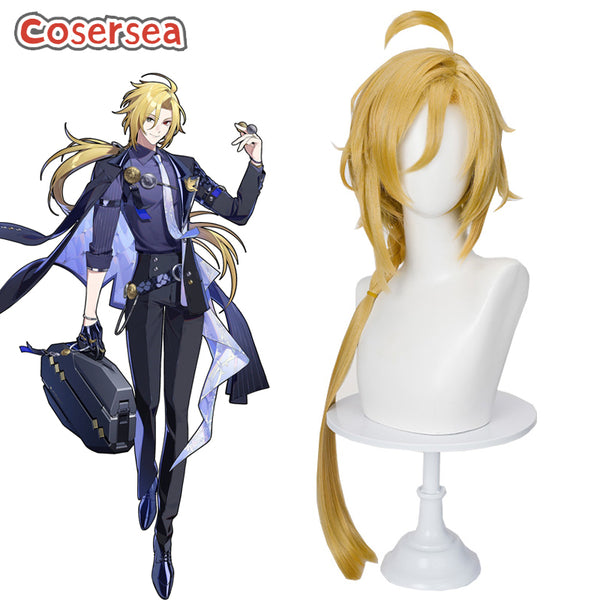 Zenless Zone Zero Hugo 90cm Blonde Cosplay Wigs