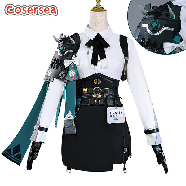 Cosersea Zenless Zone Zero Tsukishiro Yanagi Halloween Dress Cosplay Costume